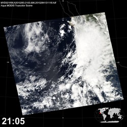 Level 1B Image at: 2105 UTC