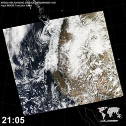 Level 1B Image at: 2105 UTC