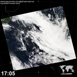 Level 1B Image at: 1705 UTC