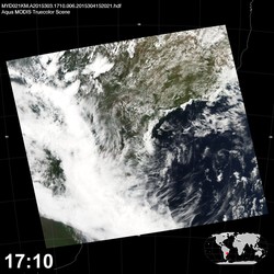 Level 1B Image at: 1710 UTC