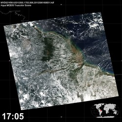 Level 1B Image at: 1705 UTC