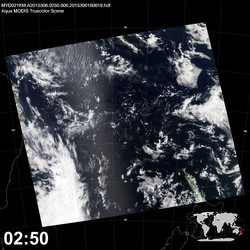 Level 1B Image at: 0250 UTC