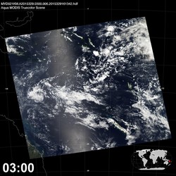 Level 1B Image at: 0300 UTC