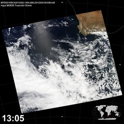 Level 1B Image at: 1305 UTC