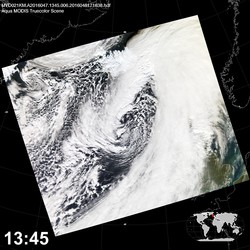 Level 1B Image at: 1345 UTC