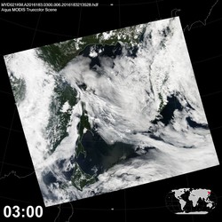 Level 1B Image at: 0300 UTC