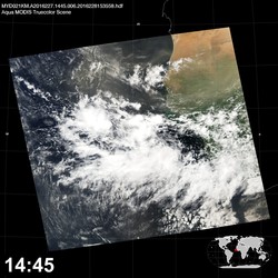 Level 1B Image at: 1445 UTC