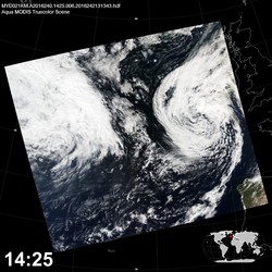 Level 1B Image at: 1425 UTC