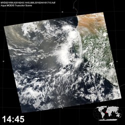 Level 1B Image at: 1445 UTC