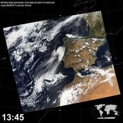 Level 1B Image at: 1345 UTC