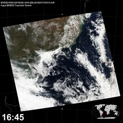 Level 1B Image at: 1645 UTC