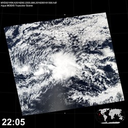 Level 1B Image at: 2205 UTC