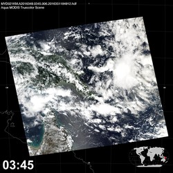 Level 1B Image at: 0345 UTC