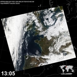 Level 1B Image at: 1305 UTC