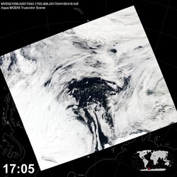 Level 1B Image at: 1705 UTC