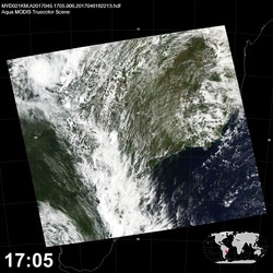 Level 1B Image at: 1705 UTC