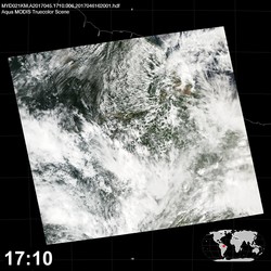 Level 1B Image at: 1710 UTC