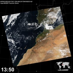 Level 1B Image at: 1350 UTC