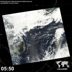 Level 1B Image at: 0550 UTC