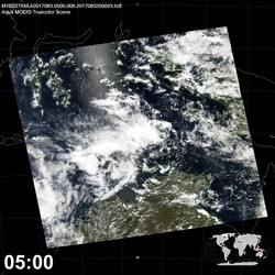 Level 1B Image at: 0500 UTC