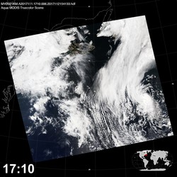 Level 1B Image at: 1710 UTC