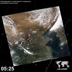 Level 1B Image at: 0525 UTC