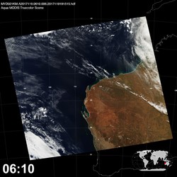 Level 1B Image at: 0610 UTC