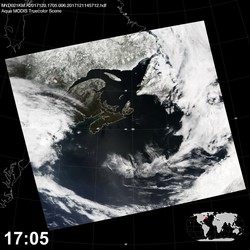 Level 1B Image at: 1705 UTC