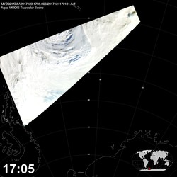 Level 1B Image at: 1705 UTC