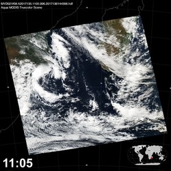 Level 1B Image at: 1105 UTC