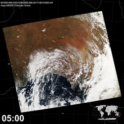 Level 1B Image at: 0500 UTC