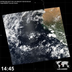 Level 1B Image at: 1445 UTC