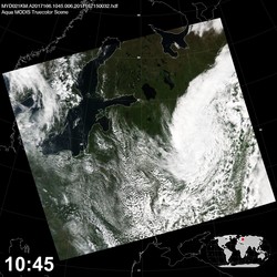 Level 1B Image at: 1045 UTC