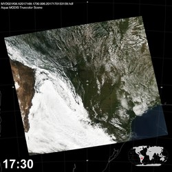 Level 1B Image at: 1730 UTC