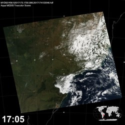 Level 1B Image at: 1705 UTC