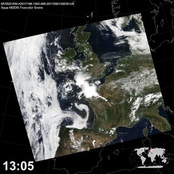 Level 1B Image at: 1305 UTC