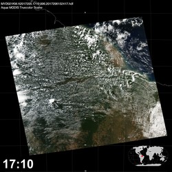 Level 1B Image at: 1710 UTC