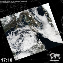 Level 1B Image at: 1710 UTC