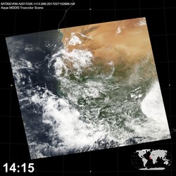 Level 1B Image at: 1415 UTC