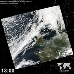 Level 1B Image at: 1300 UTC