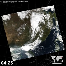 Level 1B Image at: 0425 UTC