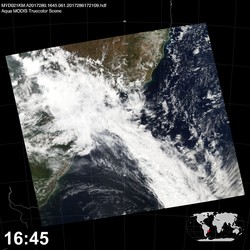 Level 1B Image at: 1645 UTC