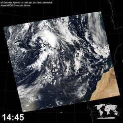 Level 1B Image at: 1445 UTC