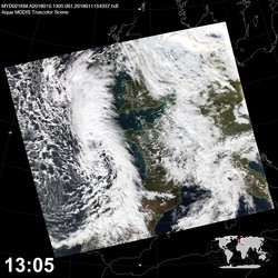 Level 1B Image at: 1305 UTC