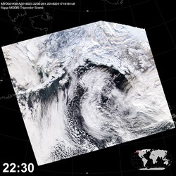 Level 1B Image at: 2230 UTC