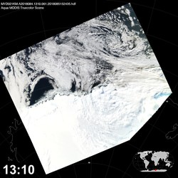 Level 1B Image at: 1310 UTC