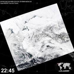 Level 1B Image at: 2245 UTC