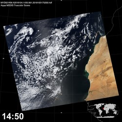 Level 1B Image at: 1450 UTC