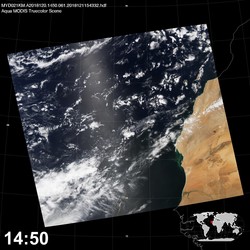 Level 1B Image at: 1450 UTC