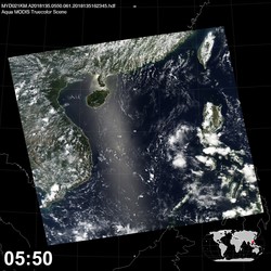 Level 1B Image at: 0550 UTC